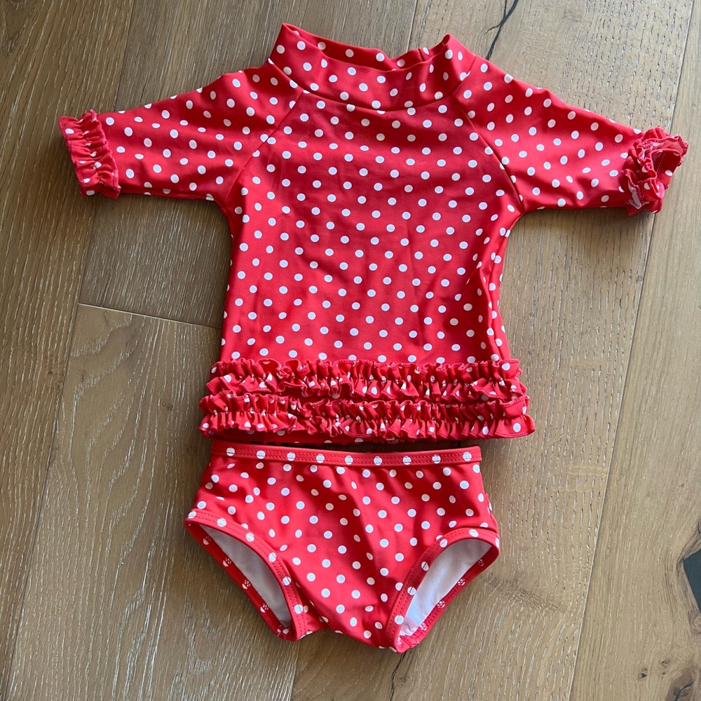Ruffle Butts Polka Dot Swimsuit